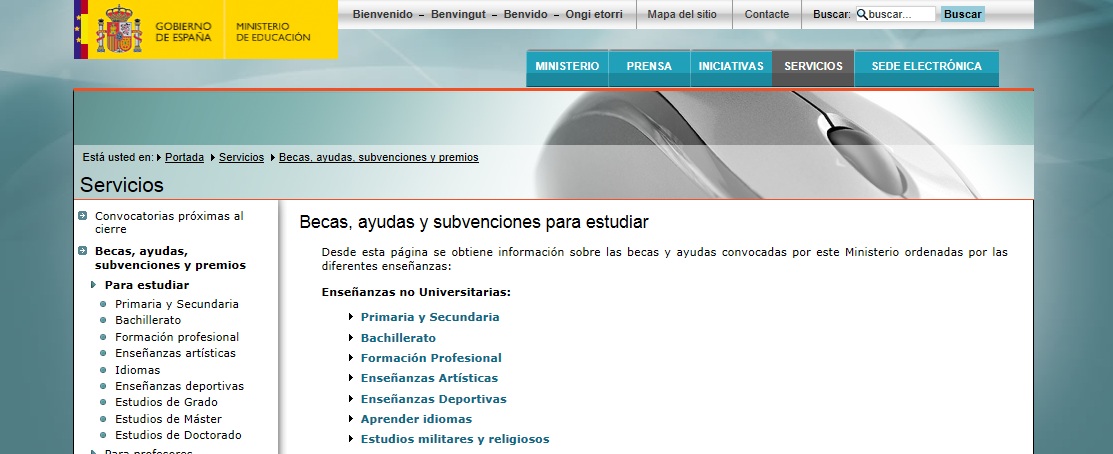 Becas y ayudas para estudiar primaria y secundaria